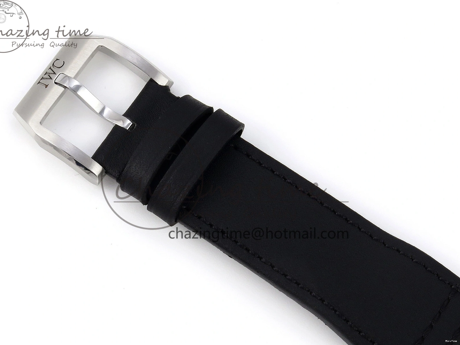 MIROTIME 0210 Pilot Mark XX IW328201 ZF 1:1 Best Edition Black Dial on Black Leather Strap A Affordable 7028